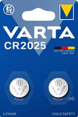 Piles bouton Varta cr2025 2 pièces