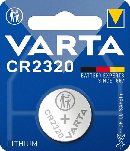 Pile bouton au lithium Varta cr2320 3v
