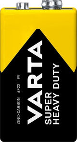 Varta Superlife 9v. Carbone de zinc. chaque. (Package suspendu)