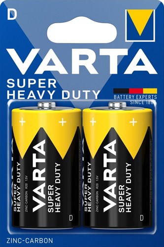 Varta Battery Superlife R20 D MONO CARTE A 2