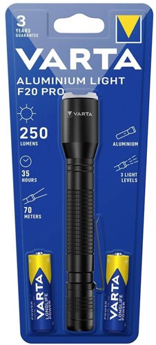 Varta lampe de poche en aluminium f20