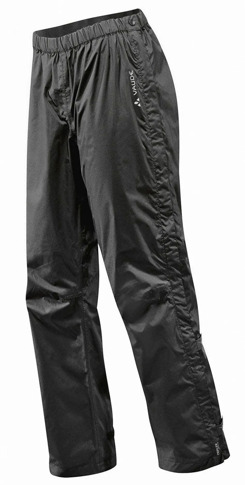 Vaude fluide full-zip pants ii - pantalon de pluie taille courte