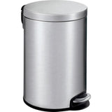 Poubelle à pédale Eko sereine 12l inox mat