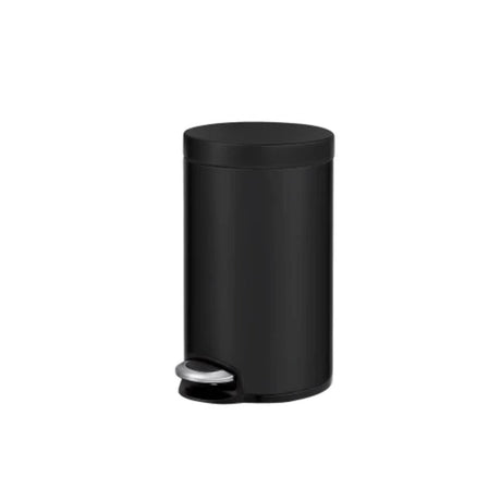 Poubelle à pédale Eko sereine 12l noir mat