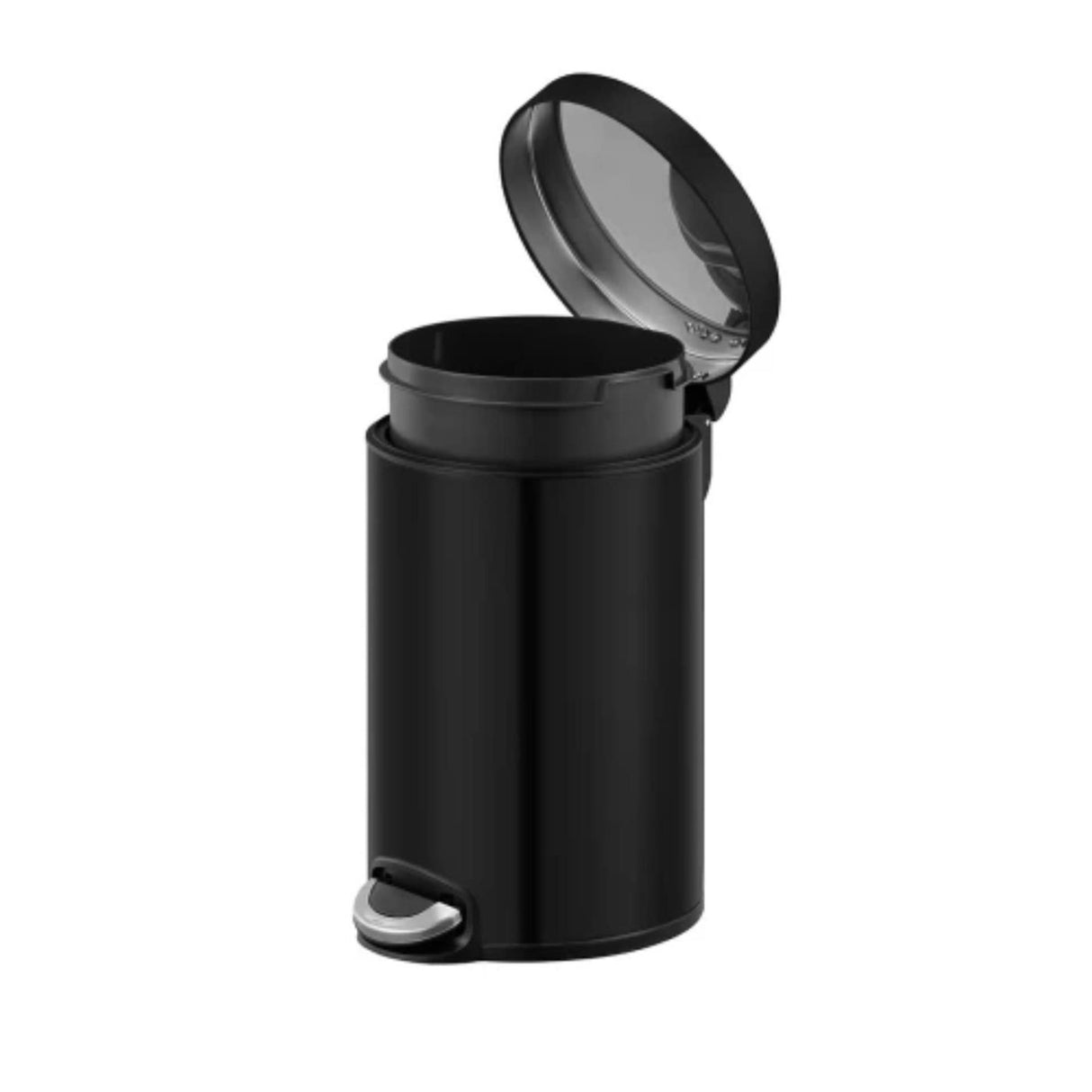 Poubelle à pédale Eko sereine 12l noir mat