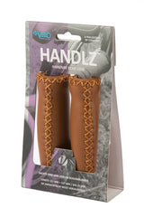 Velo Handle leather 128mm brown soft, moisture -regulating, damping