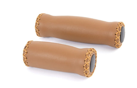 Velo Handle Leather 92 127 mm Brown - Real Cuir