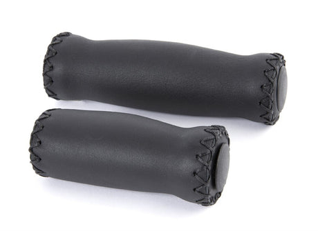 Velo Handle Leather 92 127 mm noir (paire)
