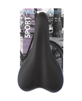 Velo selle en peluche sport vl-3011 bleu noir