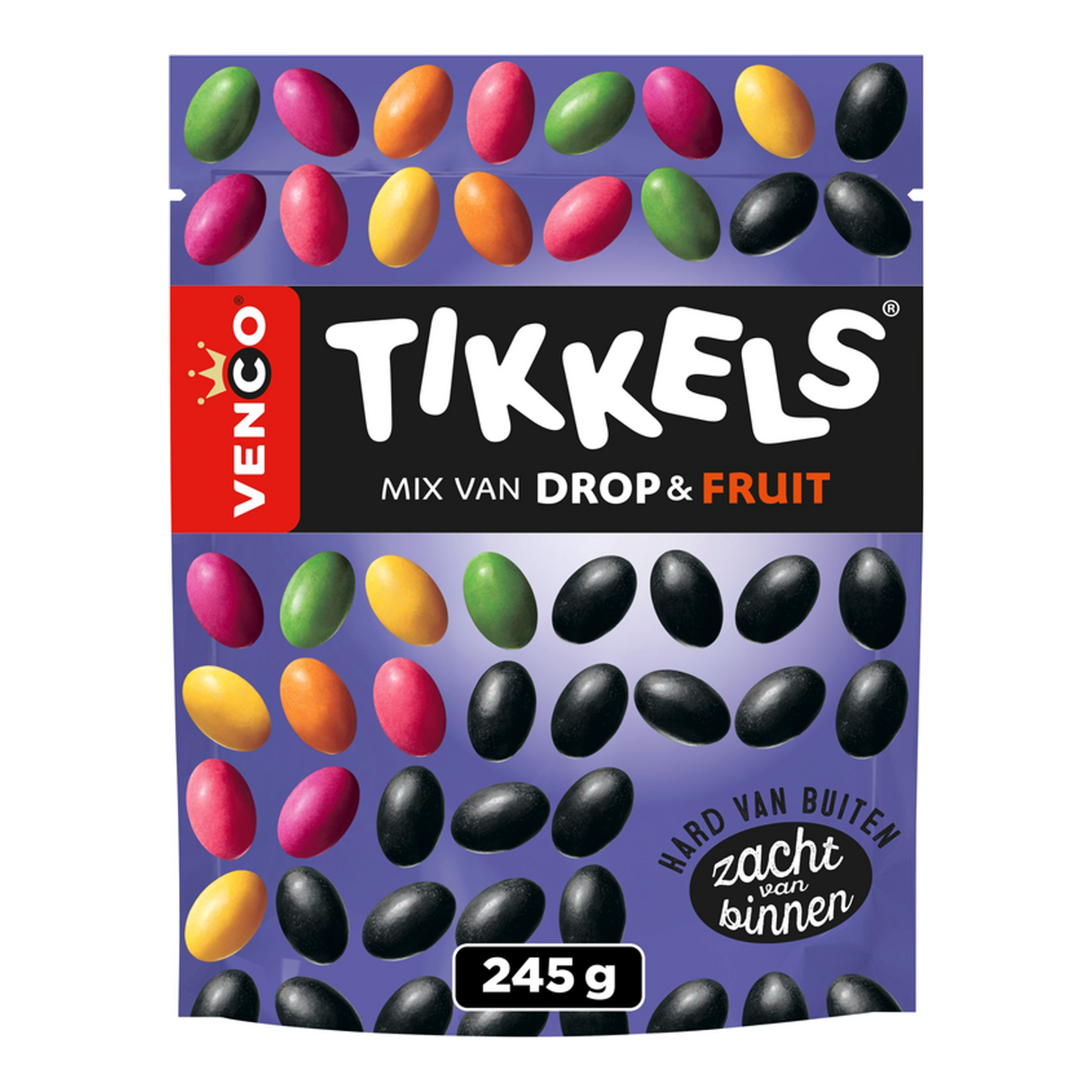 Venco Tikkels sachet de fruits de réglisse (10x 245g)
