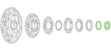 Bague de verrouillage Shimano avec entretoise pour cs-m771-10
