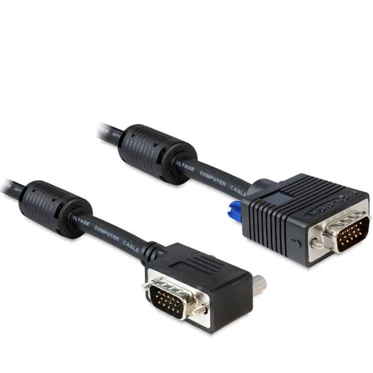 Câble VGA angle 2 mètres