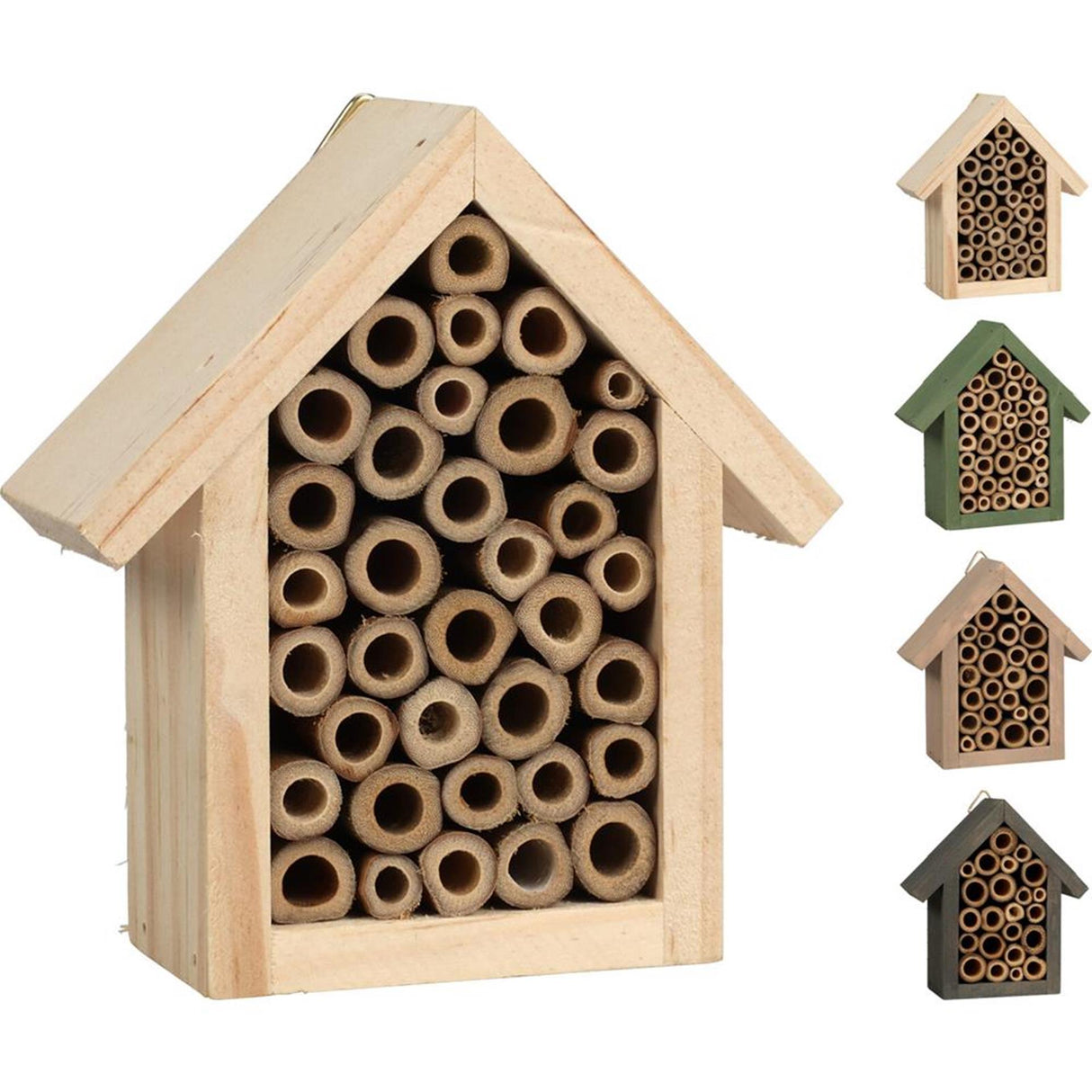 Hôtel à insectes en bois, 10x11x4cm