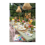 Serviette Ambiente 33 blanc printanier vibrant