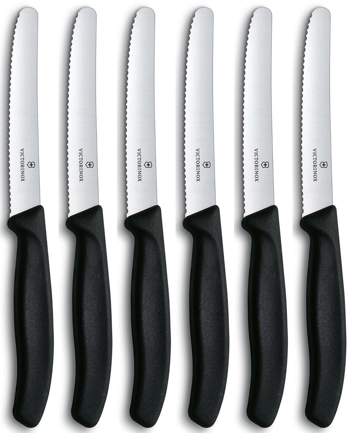 Couteaux de table Victorinox dentelés paquet de 6.