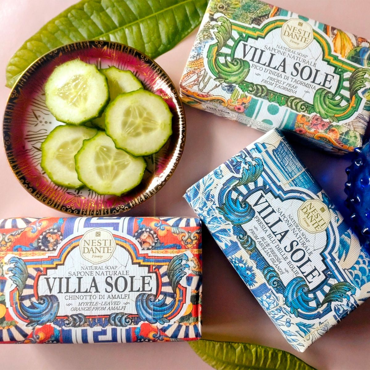Savon Nesti dante villa sole freesia blu della eolie 250gr.