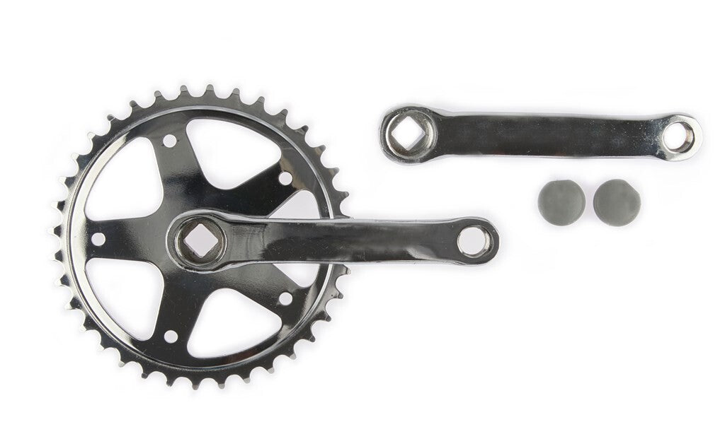Vinty Crank Set 36T. Spieless 130 mm 1 8 argent