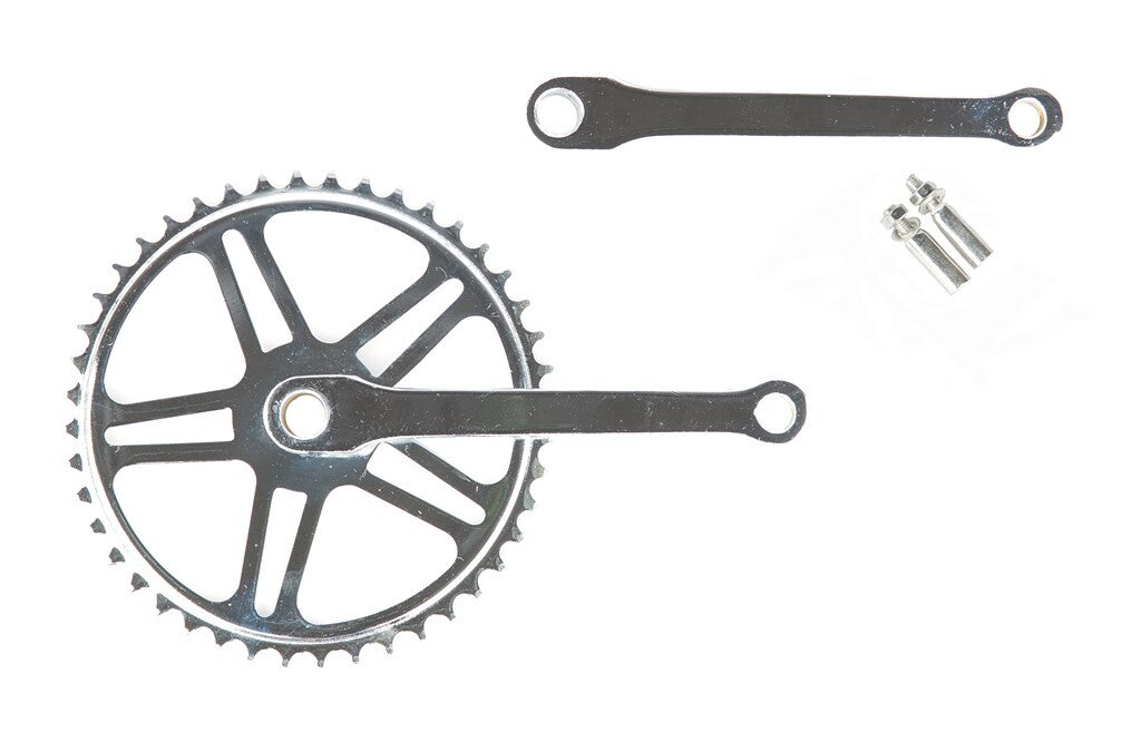 Ensemble de manivelle avec Spiegat 44T 170 mm d'argent