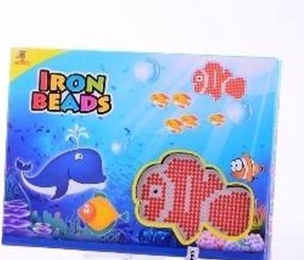 Perles thermocollantes Cilgro avec 2 types de poissons exemples