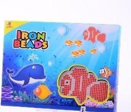 Perles thermocollantes Cilgro avec 2 types de poissons exemples