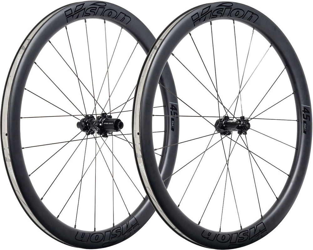 Paire de roues Vision sc 45 disque tlr carbone