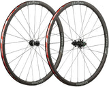 Paire de roues Vision trimax aero gravel i23 disque pneu tlr
