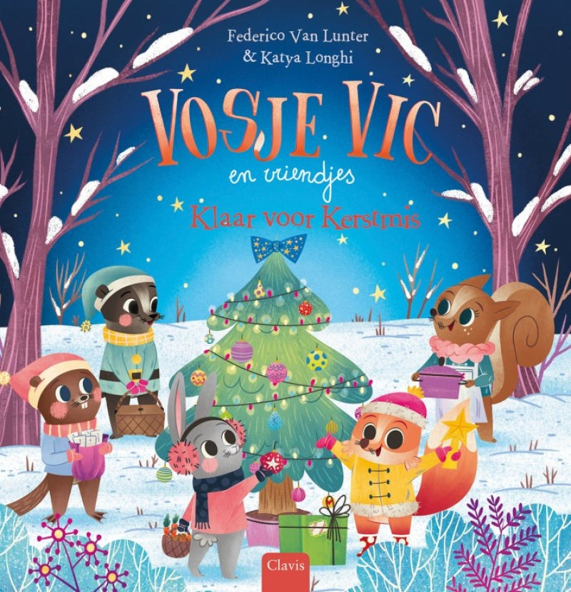 Clavis Fox, victime et amis. prêt pour Noël