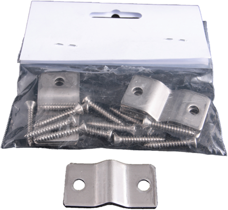 Waelbers draadpaneelklem 6mm kvp p.4st rvs - 20 stuk(s) - 460326kvp.24