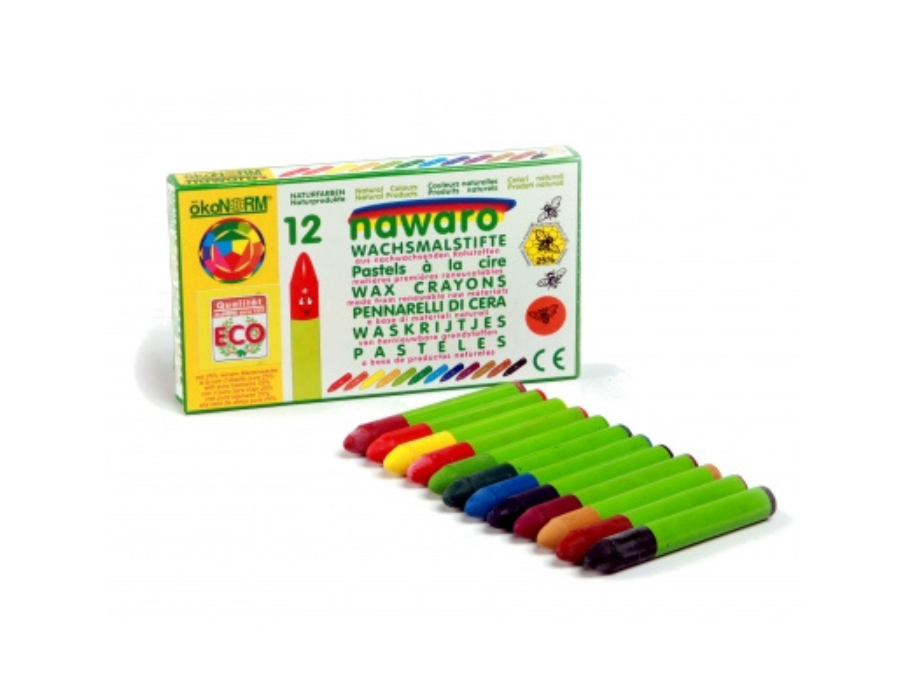 Crayons de cire Ökonorm - boîte en carton - adultes - 12 pièces