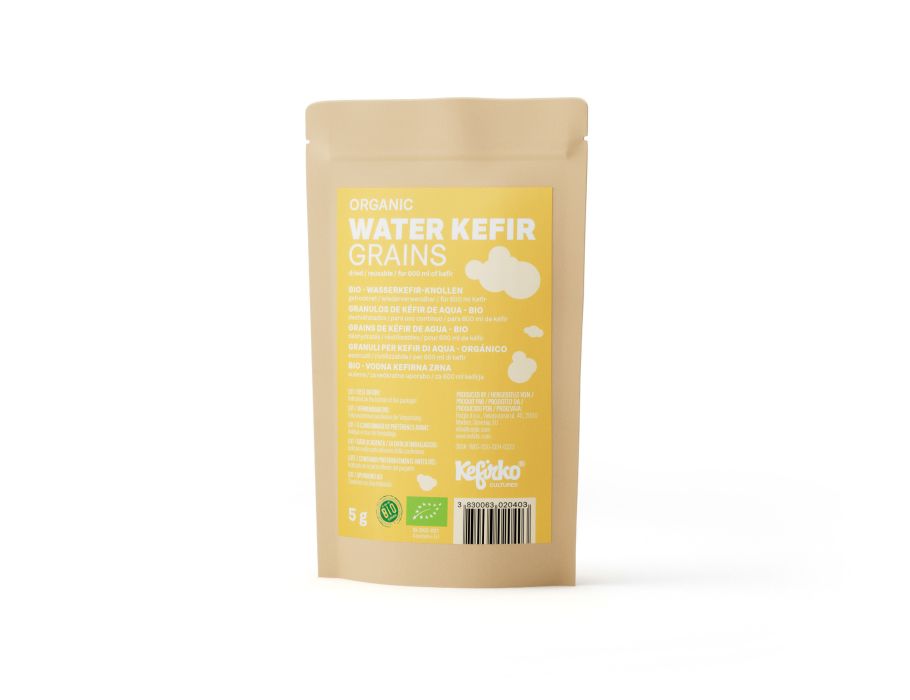 Grains de kéfir d'eau de démarrage Kefirko - 5gr.