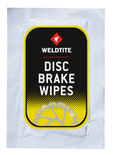 Lingettes pour freins à disque Weldtite, 6 pièces