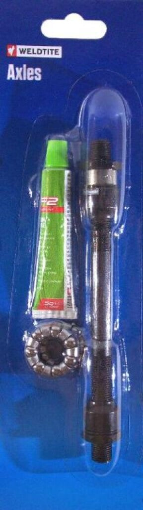 Axe QR creux Weldtite TF2 10,0x145mm + graisse