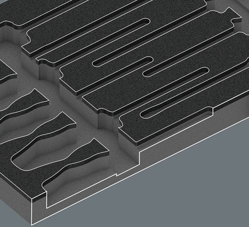 Insert moussant wera 9710 avec tournevis