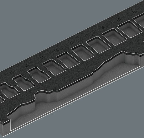 Wera 9722 Insert moussant avec 8000 C zyclop ra