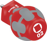 Tournevis court Wera 368 pour vis carrées internes, # 2 x 25 mm - 05008864001