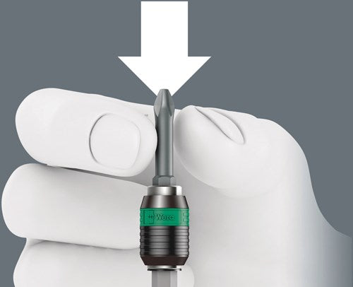 Wera 416 r Adaptateur rapide à poignée en T, 1 4 x 45 mm - 05023404001