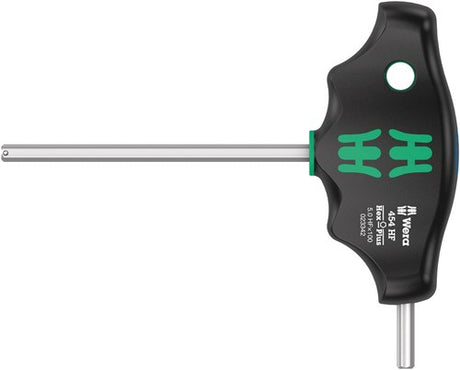 Wera 454 hf Tournevis hexagonal à poignée en T hex-plus avec fonction de maintien, 5 x 100 mm - 05023342001