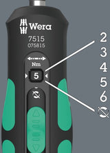 Wera 7515 16 kraftform Safe-Torque Speed universel 1, 16 pièces - 05075851001