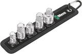 Wera 781 5 jeu d'adaptateurs 1, 6 pièces (noir)
