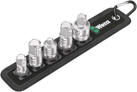 Wera 781 5 jeu d'adaptateurs 1, 6 pièces (noir)