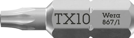 Wera 867 1 embouts torx®, tx 10 x 25 mm - 1 pièce(s) - 05066485001