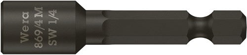 Wera 869 4 m dopbit, magnetisch, 1 4 duim x 50 mm - 1 stuk(s) - 05060429001