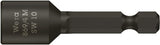 Wera 869 Embout à douille 4 m, magnétique, 11,0 x 50 mm - 1 pièce(s) - 05060426001