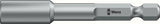 Wera 869 Embout à douille 4 m, magnétique, 8,0 x 50 mm - 1 pièce(s) - 05060423001