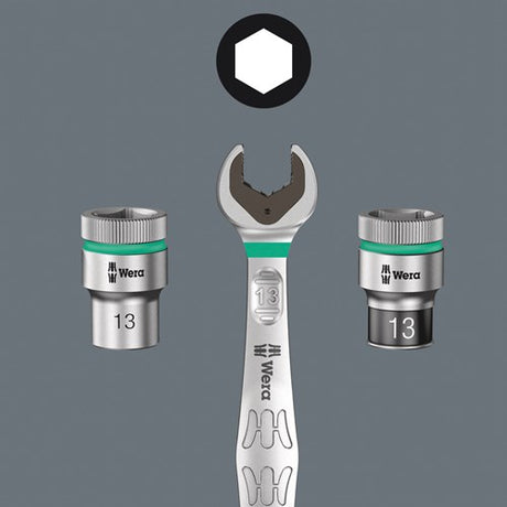 Wera 8767 a combinaison de douilles à embout torx® zyklop hf avec 1 4 entraînements avec fonction de maintien, tx 40 x 28 mm - 1 pièce(s) - 05003371001