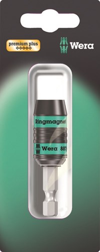 Wera 887 4 rr sb rapidaptor porte-embout universel avec anneau magnétique, 1 4 pouces x 57 mm - 1 pièce - 05073511001