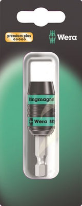 Wera 887 4 rr sb rapidaptor porte-embout universel avec anneau magnétique, 1 4 pouces x 57 mm - 1 pièce - 05073511001
