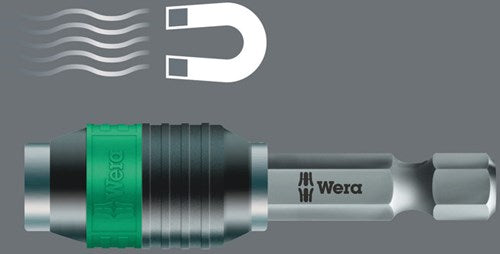 Wera porte-embout de tournevis magnétique 1,4 pouces 50mm changement rapide