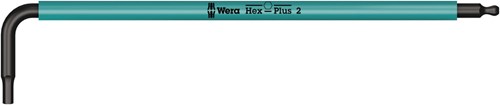 Wera 950 spkl Clé en L multicolore, métrique, blacklaser, hex-plus, 2,0 mm - 1 pièce(s) - 05022602001