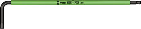 Wera 950 spkl Clé en L multicolore, métrique, blacklaser, hex-plus, 2,5 mm - 1 pièce(s) - 05022604001